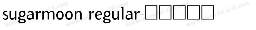 sugarmoon regular字体转换